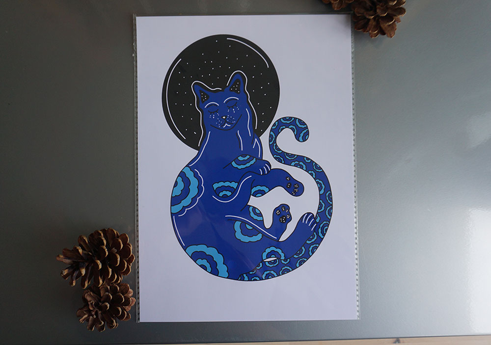 Illustration "Chatronote" en format A4 - Le Monde de Mimi