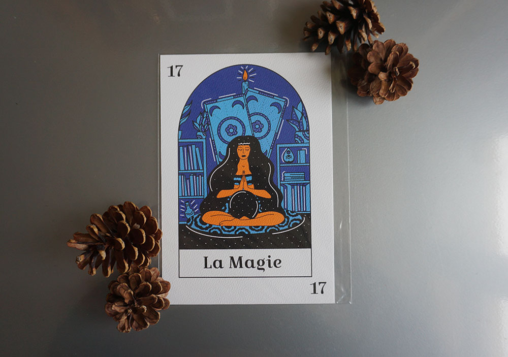 Illustration "La magie" en format A5 - Le Monde de Mimi